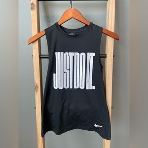 Nike Athletic Black Dry-Fit Tank Top